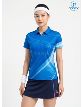 Áo thể thao nữ AC-3866-04-01 Xanh bích phối trắng